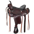 Hilason Western Draft Horse Trail & Pleasure Leather Saddle