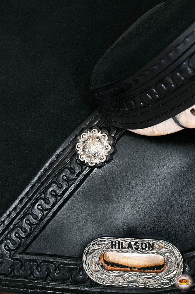 Hilason Western Horse Saddle Treeless Trail Racing Genuine American Leather