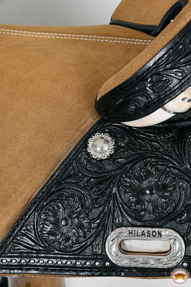 HILASON Western Horse Saddle Treeless Trail Barrel American Leather | for Horses
