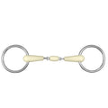 Happy Mouth Double Jointed Loose Ring W/ Roller Horse Bit