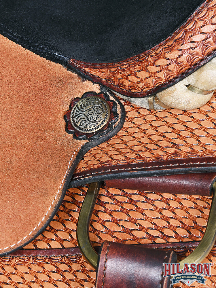 HILASON Western Horse Saddle American Leather Ranch Roping Cowboy | Hand Tooled Wade & For Horses