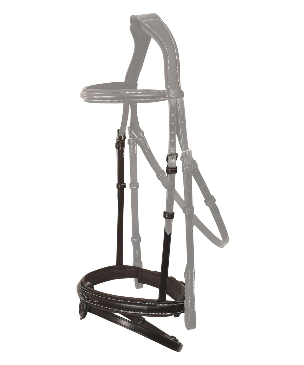 Replacement Noseband of ExionPro 'Phoenix' Convertible Jumping Bridle with Removable Flash by Bridles & Reins - alternate...