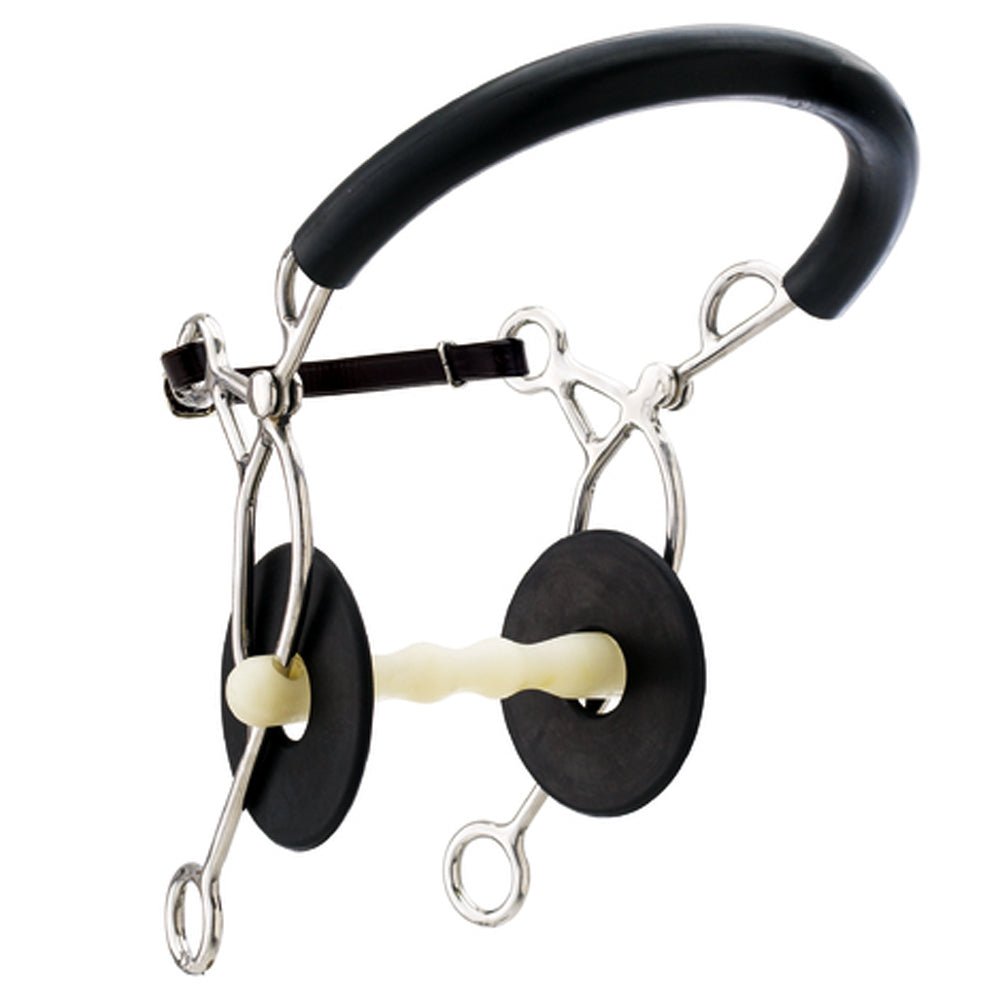 5.5" Happy Mouth Hackamore Mullen H. Bit With Apple Scented Polymer –