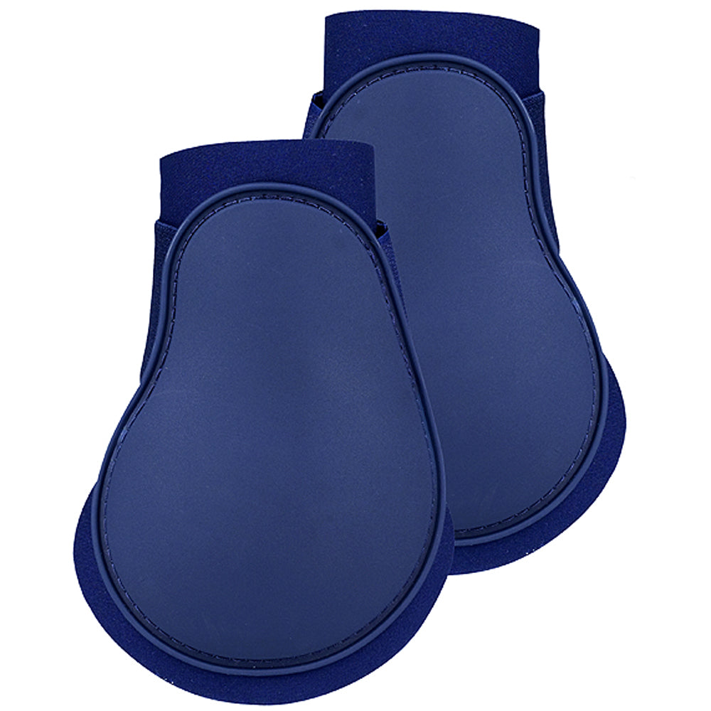 Pony Horze Hard Outer Shell Protect Neoprene Lining Fetlock Boot Dark Dark Blue