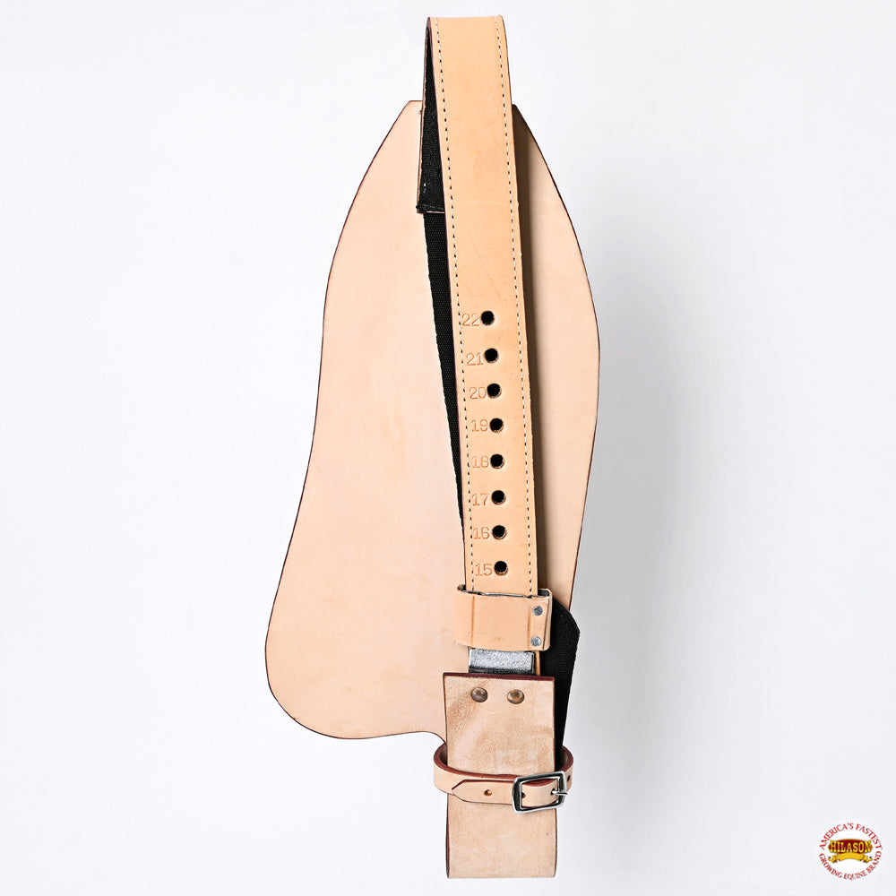 Hilason Leather Youth Saddle Replacement Fender Pair Hobble Strap Tan