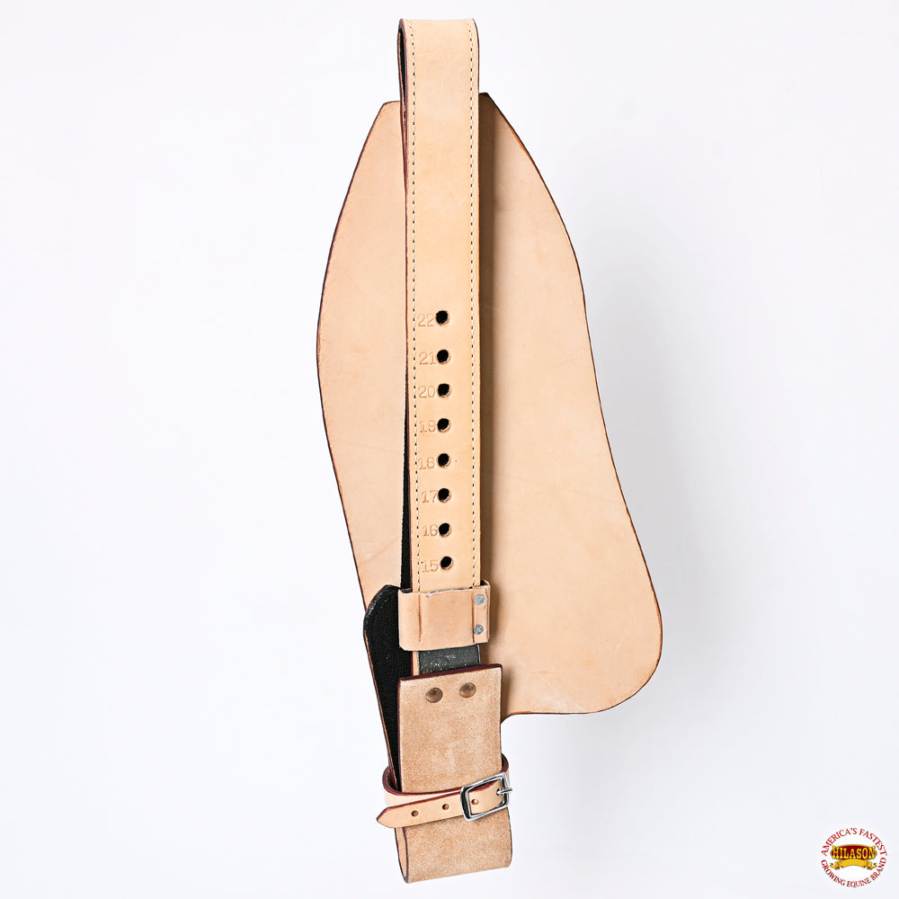 Hilason Leather Youth Saddle Replacement Fender Pair Hobble Strap Tan