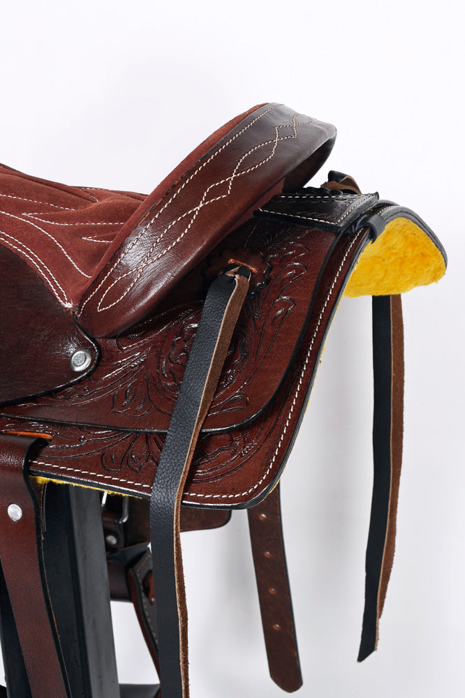 Comfytack Kids Youth Children Miniature Pony Saddle Leather Pleasure Western