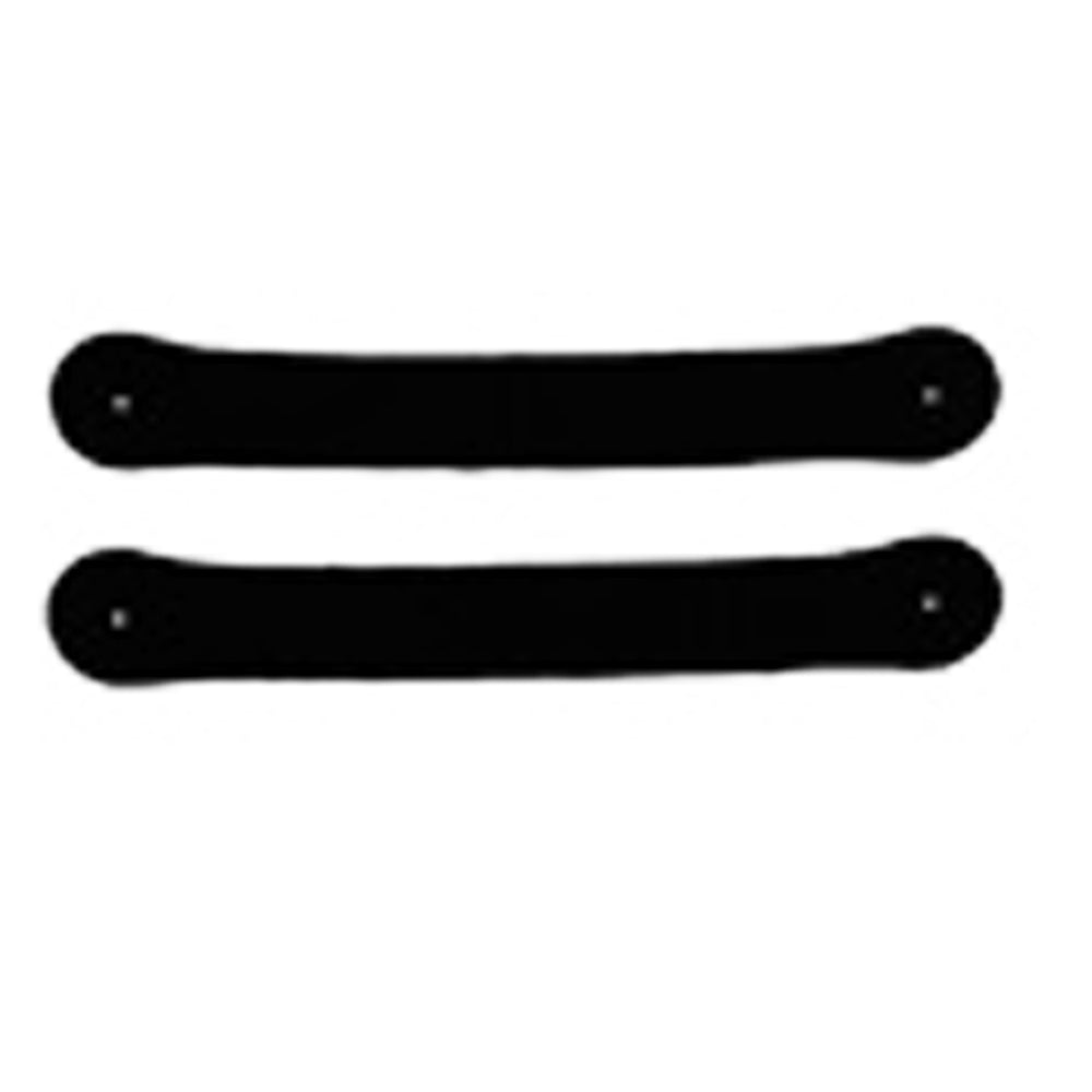 Hilason Curved Rubber Spur Tie Down Black