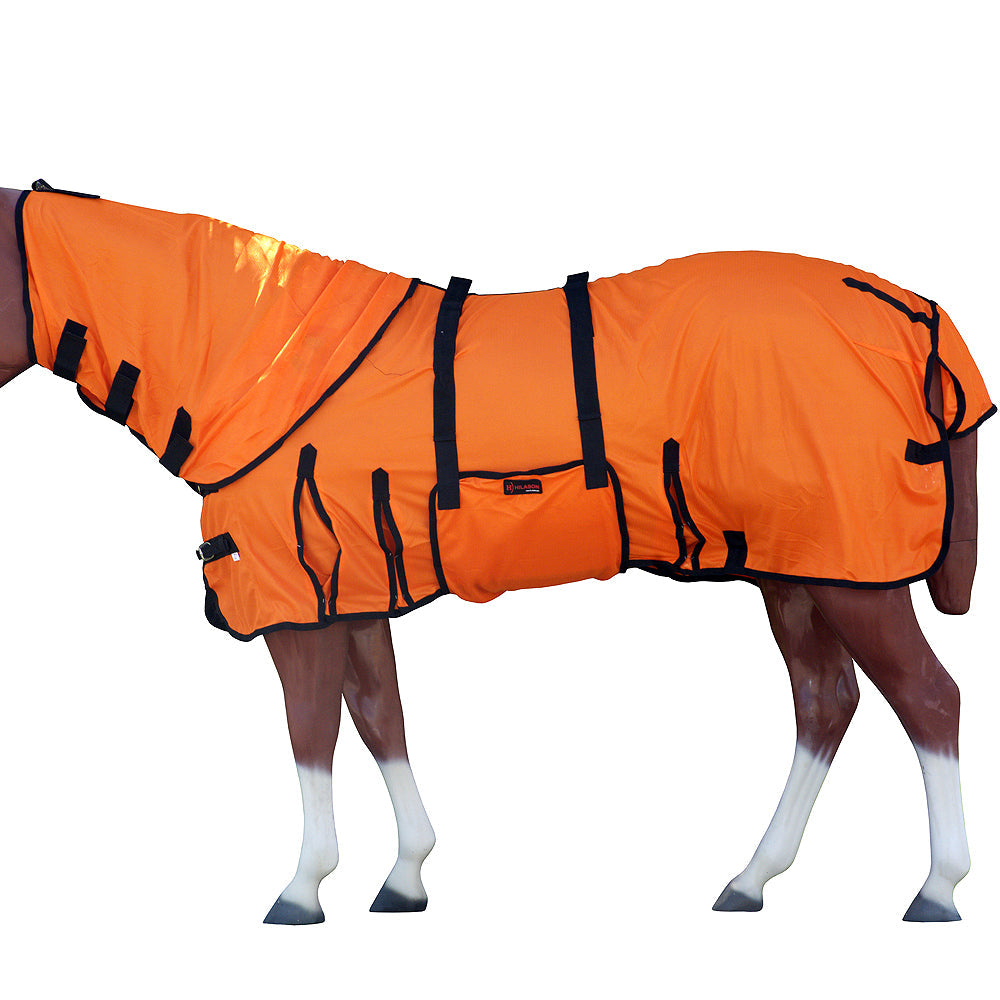 HILASON Horse Fly Sheet - Summer Spring UV Protection Mesh Bug Mosquito FlySheet for Horses | Fly-Sheet