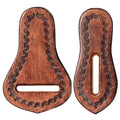 Hilason Western Saddle Repair Leather 1 Latigo Carrier 1 Girth Holder Brown