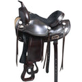 Hilason Western Treeless Trail, Pleasure & Barrel Leather Saddle