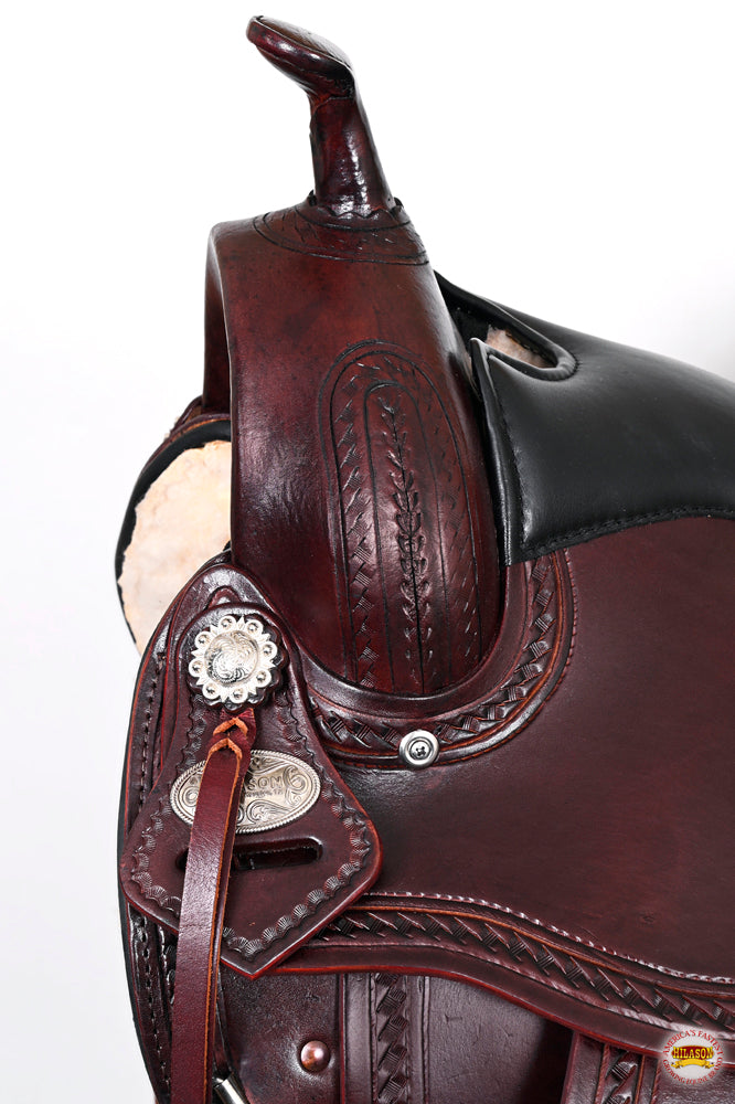 Hilason Western Treeless Trail & Pleasure Leather Saddle