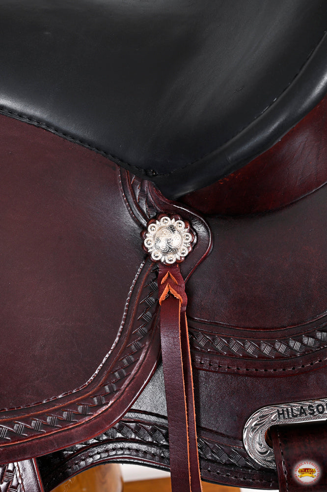 Hilason Western Treeless Trail & Pleasure Leather Saddle