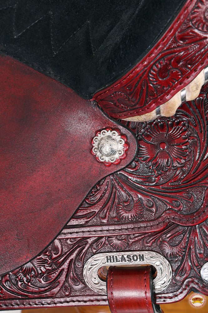 Hilason Western Horse Treeless Trail Barrel Saddle American Leather