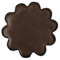 Set Of 06 Hilason Plain Scalloped Leather Rosette Concho Saddle Tack 1-1/4 "