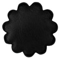 Set Of 06 Hilason Plain Scalloped Leather Rosette Concho Saddle Tack 1-1/2"