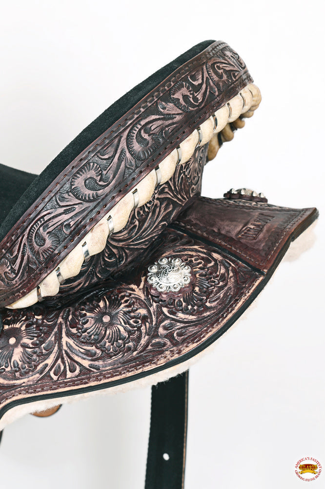 Flex Tree Western Horse Saddle American Leather Trail Barrel Racing By Hilason