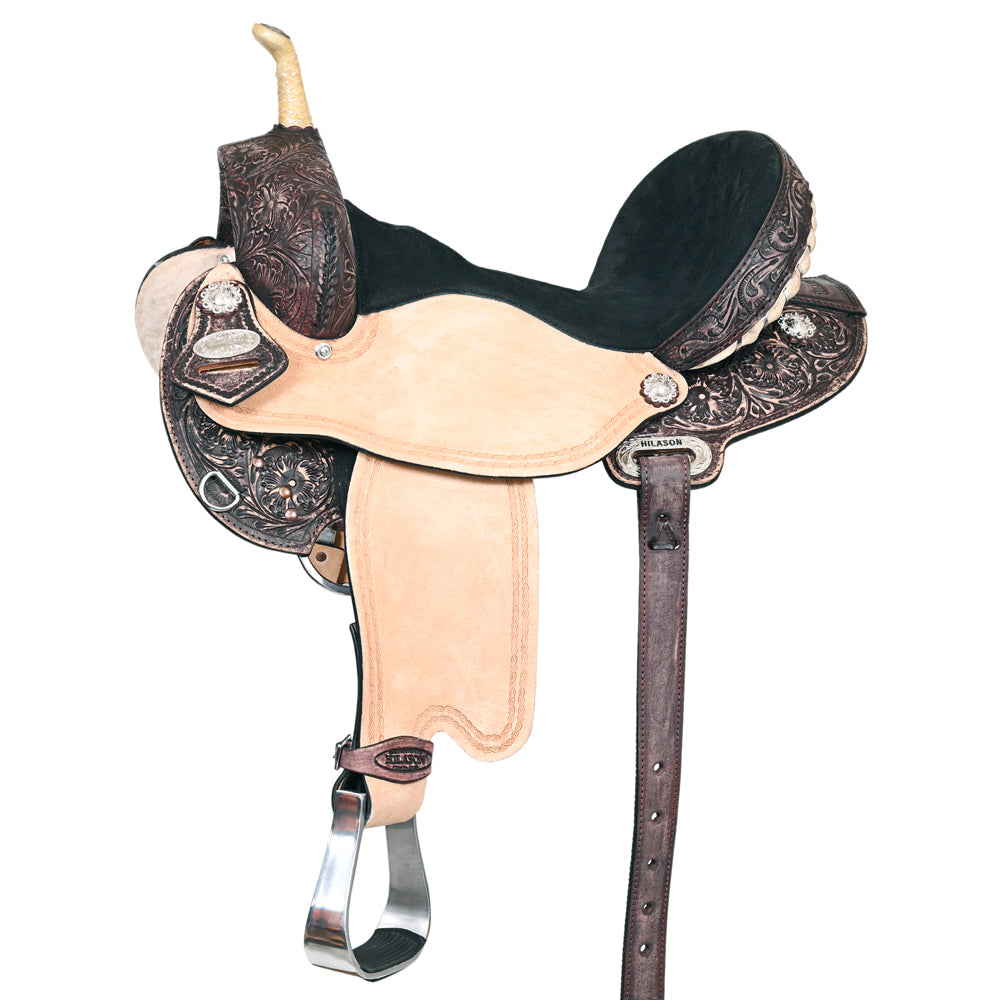Flex Tree Western Horse Saddle American Leather Trail Barrel Racing By Hilason