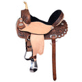 Flex Tree Western Horse Saddle American Leather Trail Barrel By Hilason