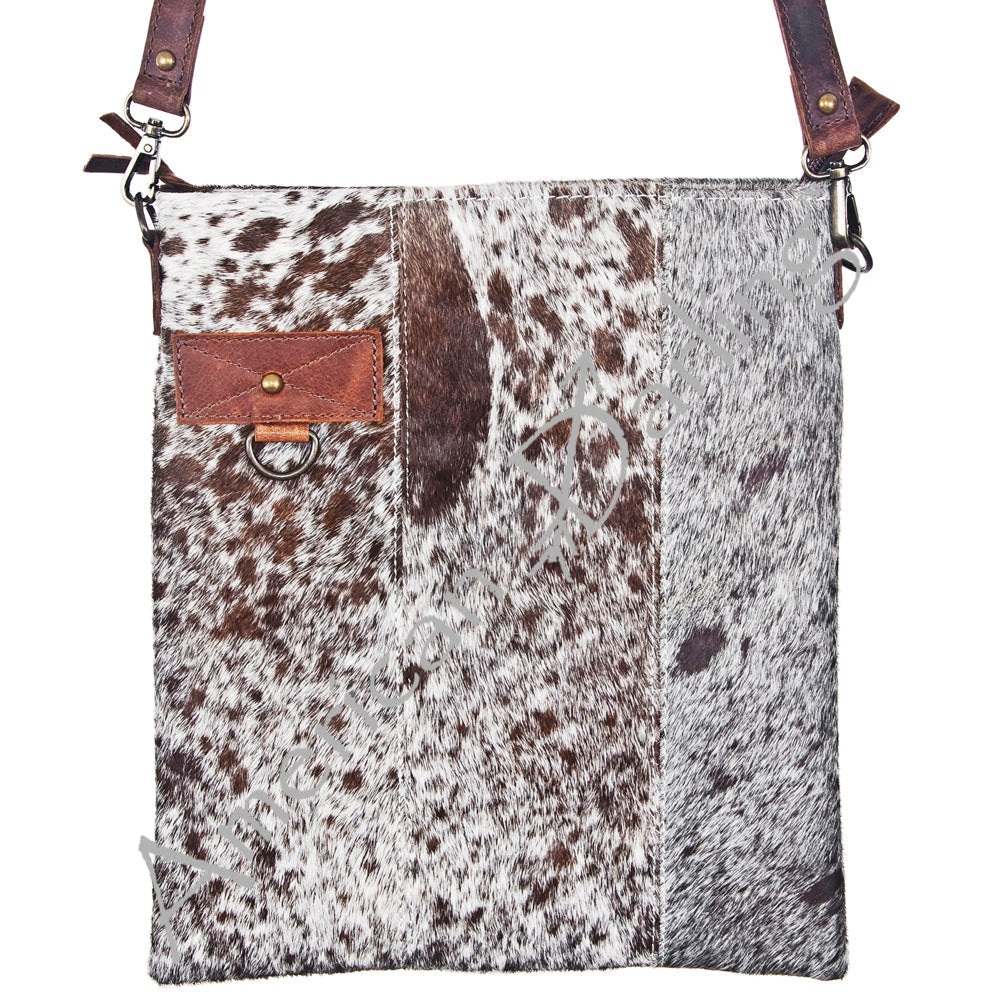 American Darling Messenger Hair-On Genuine Leather