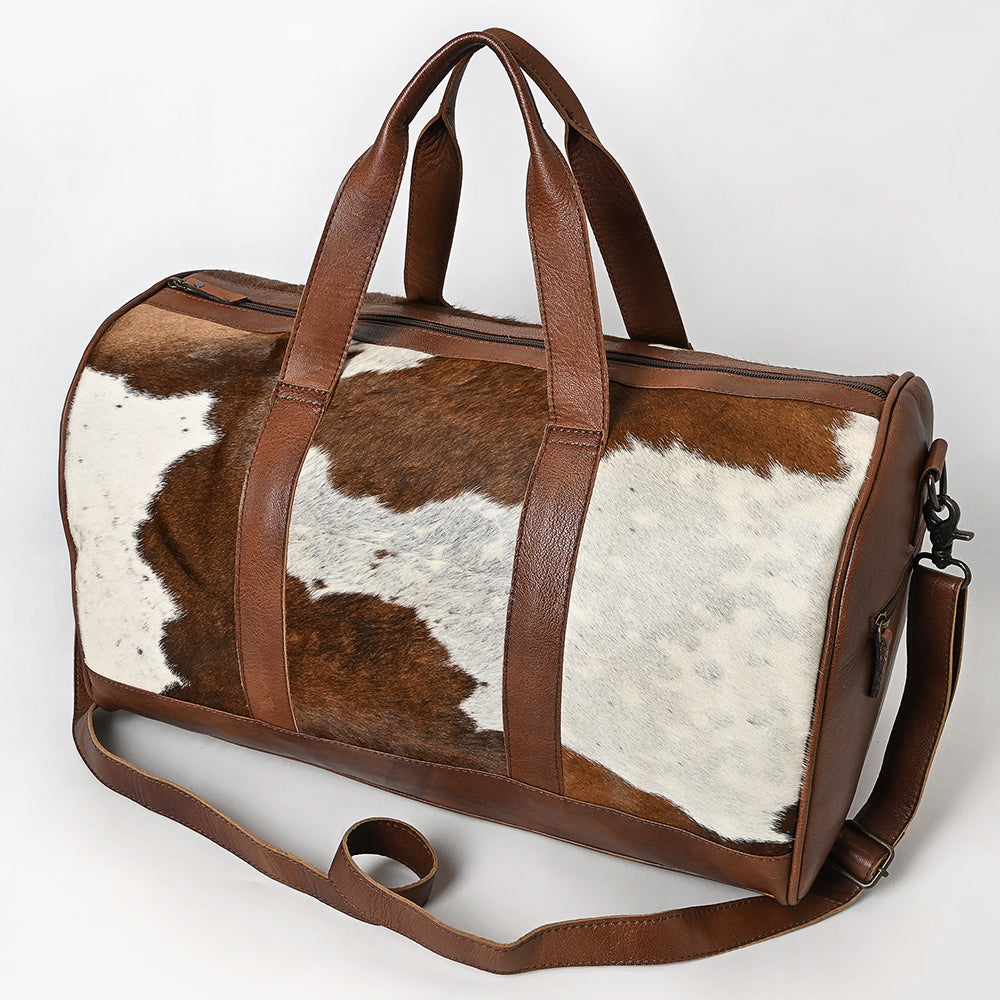 American Darling Women's Duffel Bag Western Hair On Genuine Leather Handbag and Ladies Purse