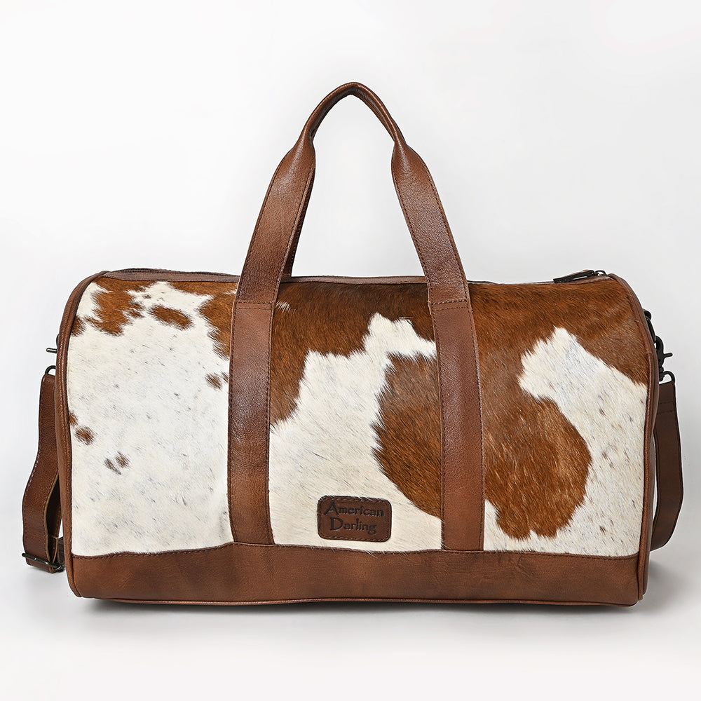 American Darling Women's Duffel Bag Western Hair On Genuine Leather Handbag and Ladies Purse