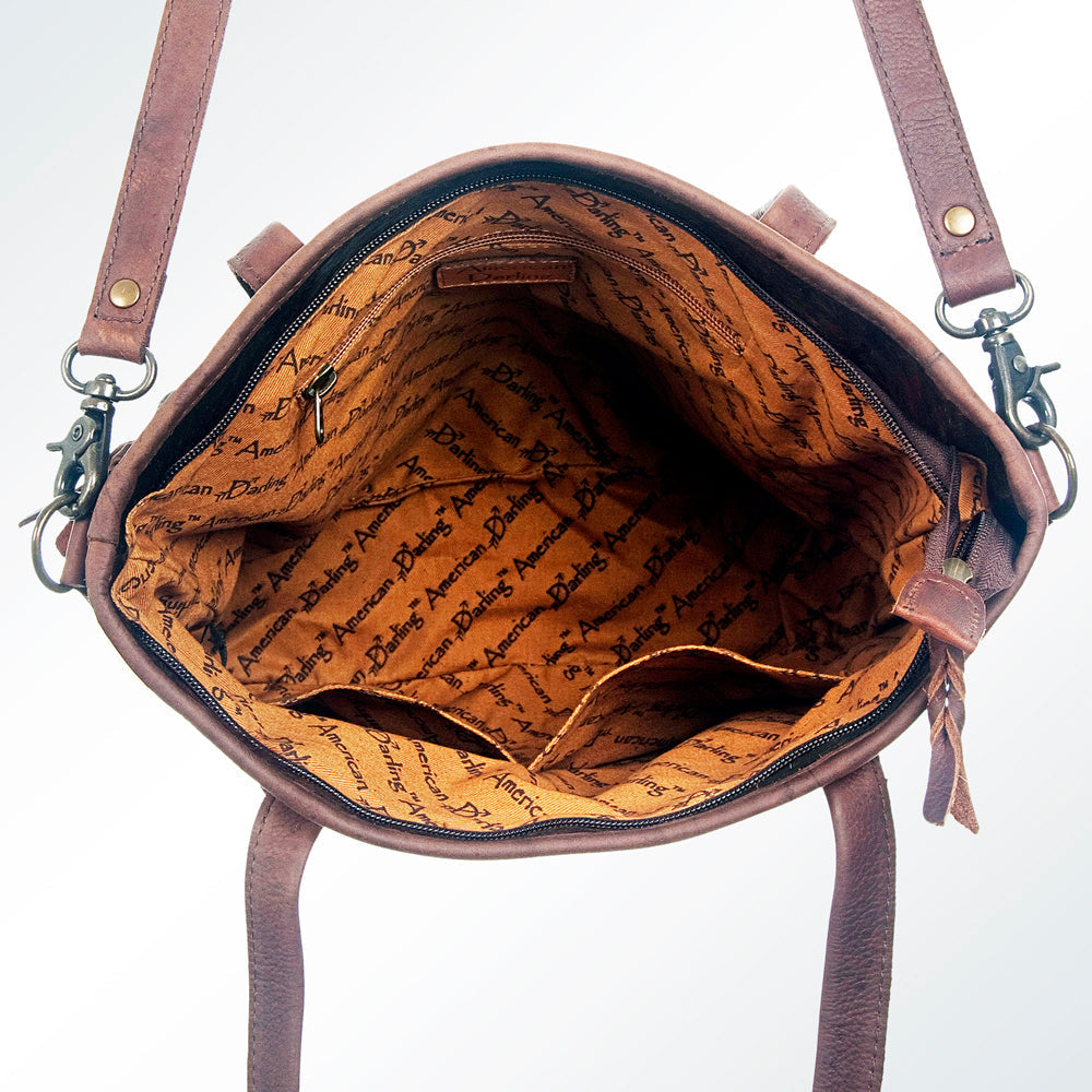 American Darling Hair-On Genuine Leather Tote