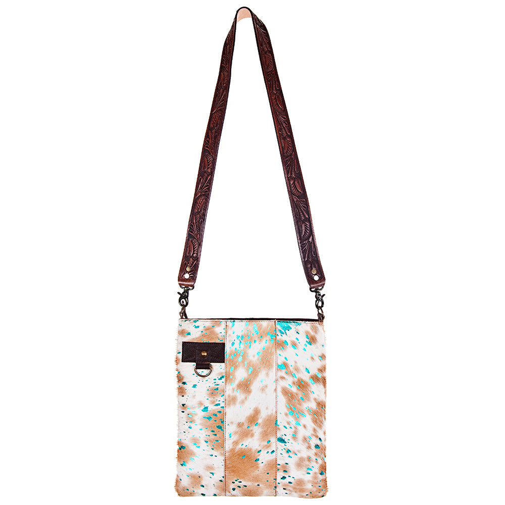 American Darling Messenger Hair-On Genuine Leather