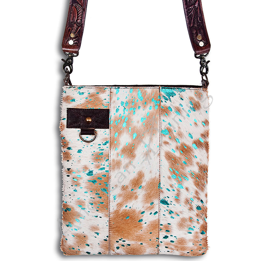 American Darling Messenger Hair-On Genuine Leather