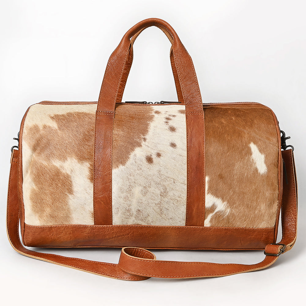 American Darling Women's Duffel Bag Western Hair On Genuine Leather Handbag and Ladies Purse
