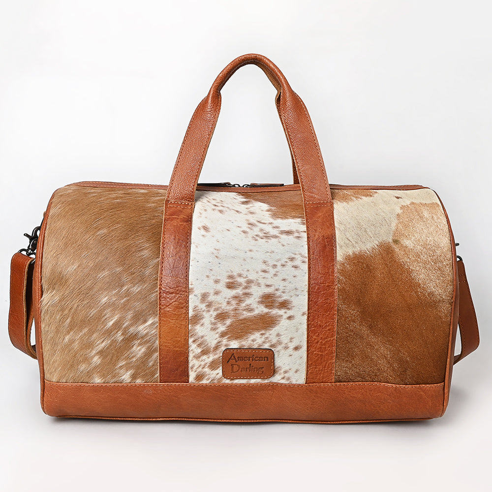 American Darling Women's Duffel Bag Western Hair On Genuine Leather Handbag and Ladies Purse