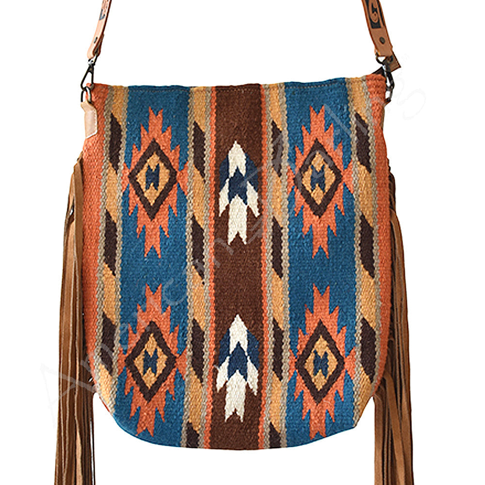 American Darling Saddle Blanket Leather Crossbody Bag