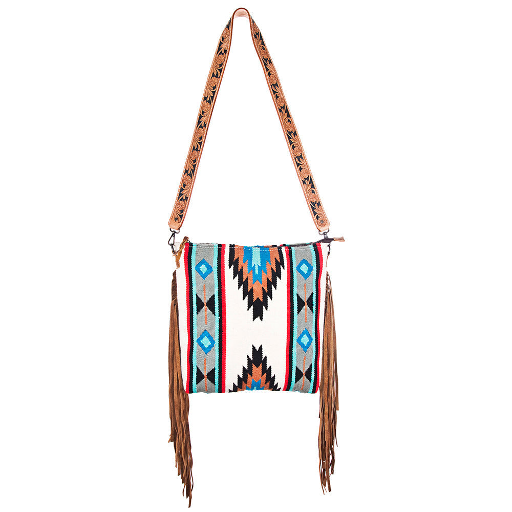 American Darling Saddle Blanket Leather Large Crossbody Bag