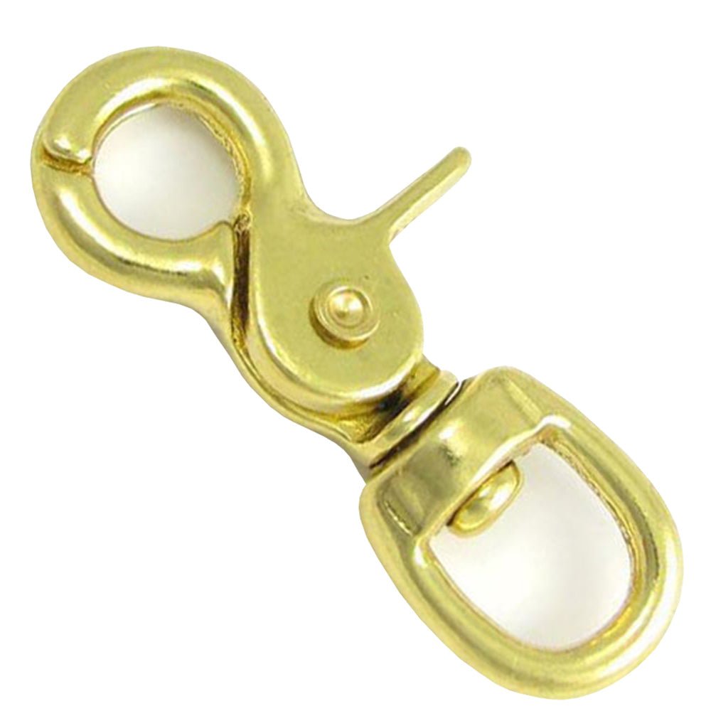 Hilason 3/4 Inch X 2-3/4 Sb Trigger Snap Round Eye Brass Plt. –