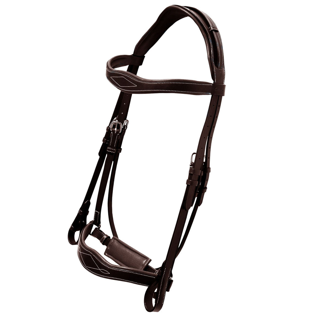ExionPro Broad Wave Shape Designer Fancy Dressage Bridle & Web Reins by Bridles & Reins - alternate view 7