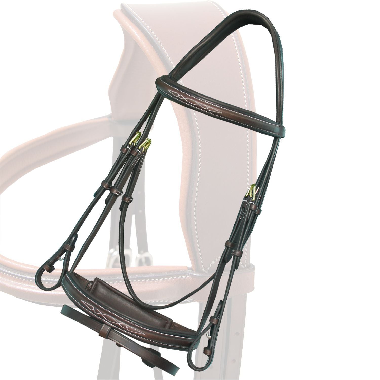 Replacement Noseband of ExionPro Designer Fancy Stitched Bridle by Bridles & Reins - alternate view 2