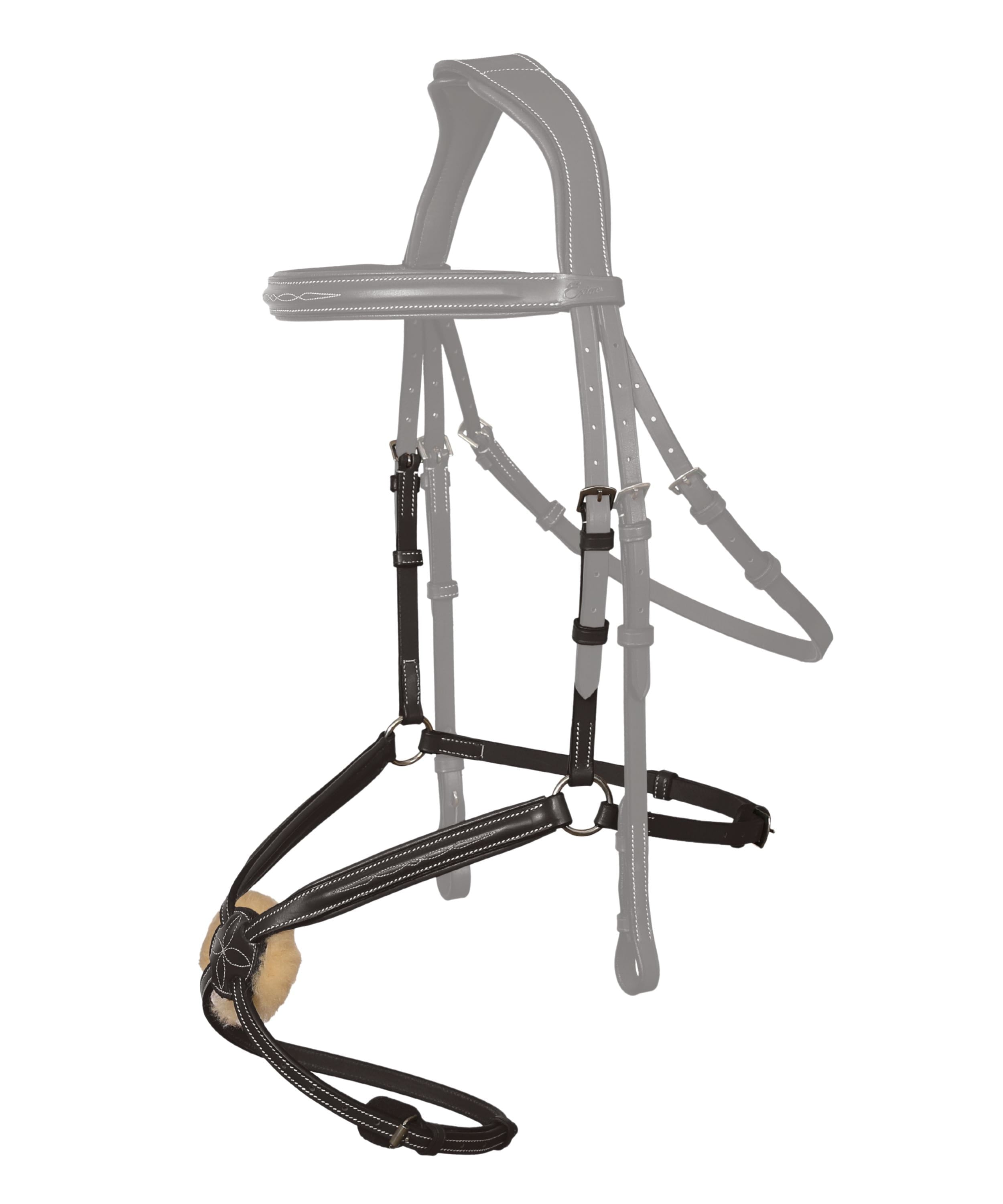 Replacement Noseband of ExionPro 'Vela' Figure 8 Jumping Bridle by Bridles & Reins - alternate view 5