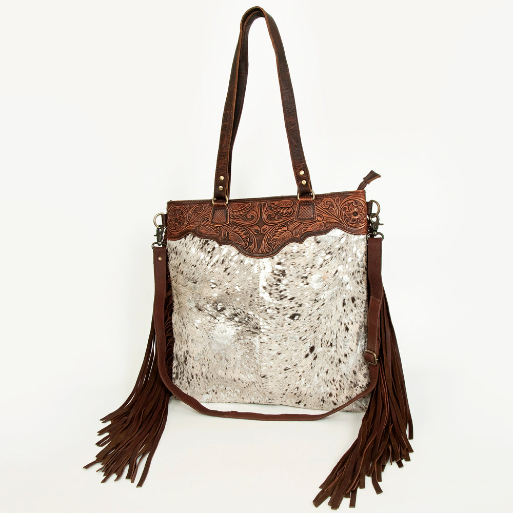 American Darling Cross Body Hand Tooled Hair on-Genuine Leather Western Women Bag Handbag Purse | Crossbody for Cute