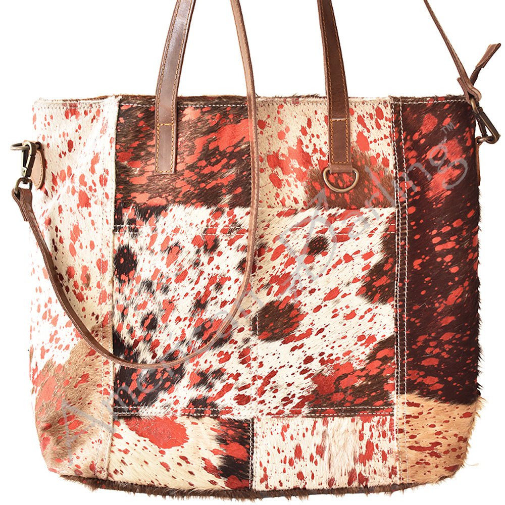 American Darling Tote Hair-On Genuine Leather