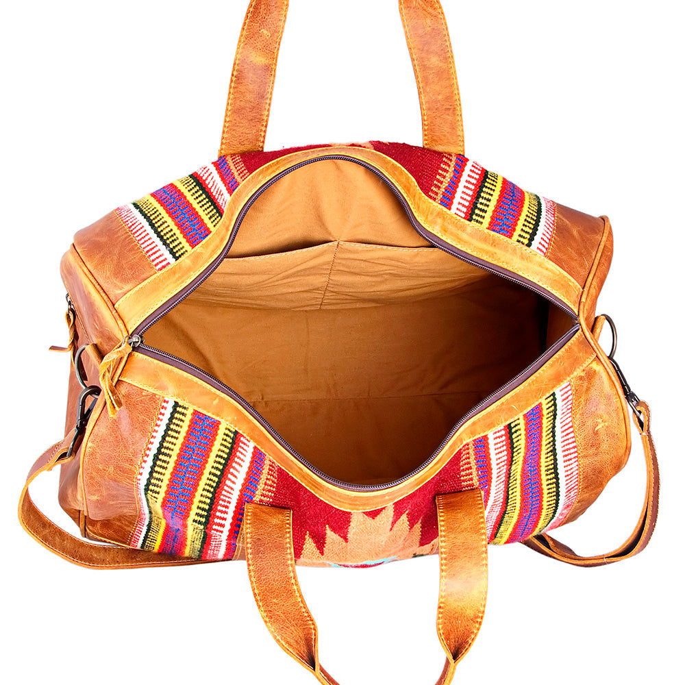 American Darling Duffel Hair-On Genuine Leather
