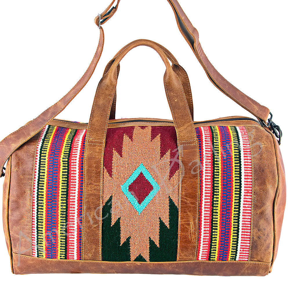 American Darling Duffel Hair-On Genuine Leather