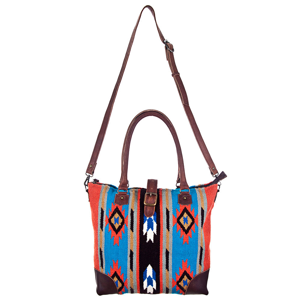 American Darling Tote Saddle Blanket Genuine Leather Western Women Bag Handbag Purse | Travel Bags College Casual