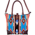 American Darling Saddle Blanket Genuine Leather Tote