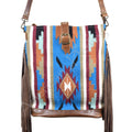 American Darling Saddle Blanket Leather Large Crossbody Bag