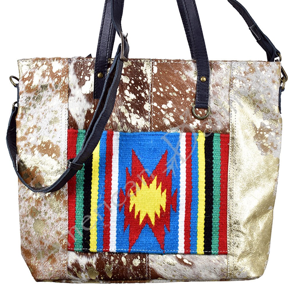 American Darling Tote Hair-On Genuine Leather