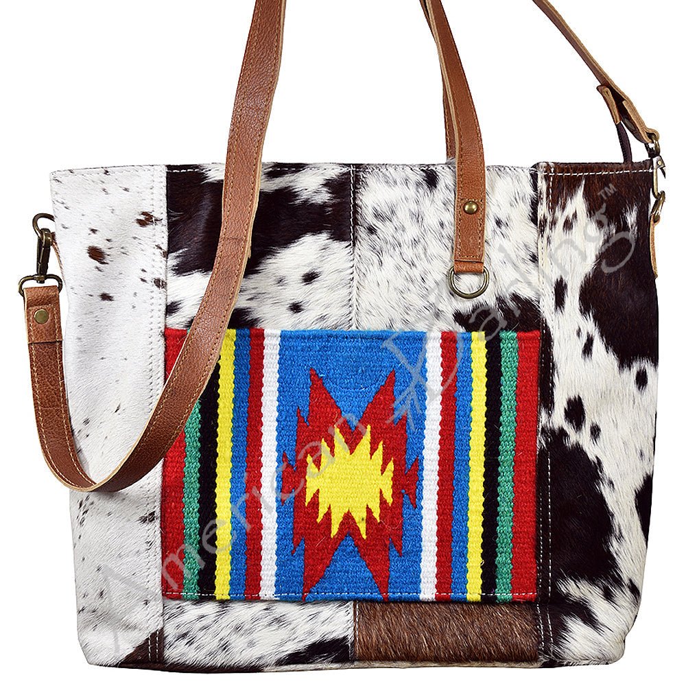 American Darling Tote Hair-On Genuine Leather
