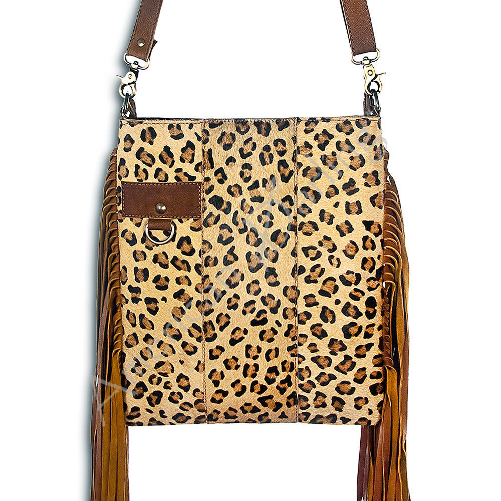 American Darling Messenger Hair-On Genuine Leather