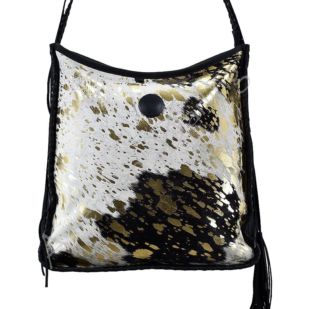 American Darling Messenger Hair-On Genuine Leather