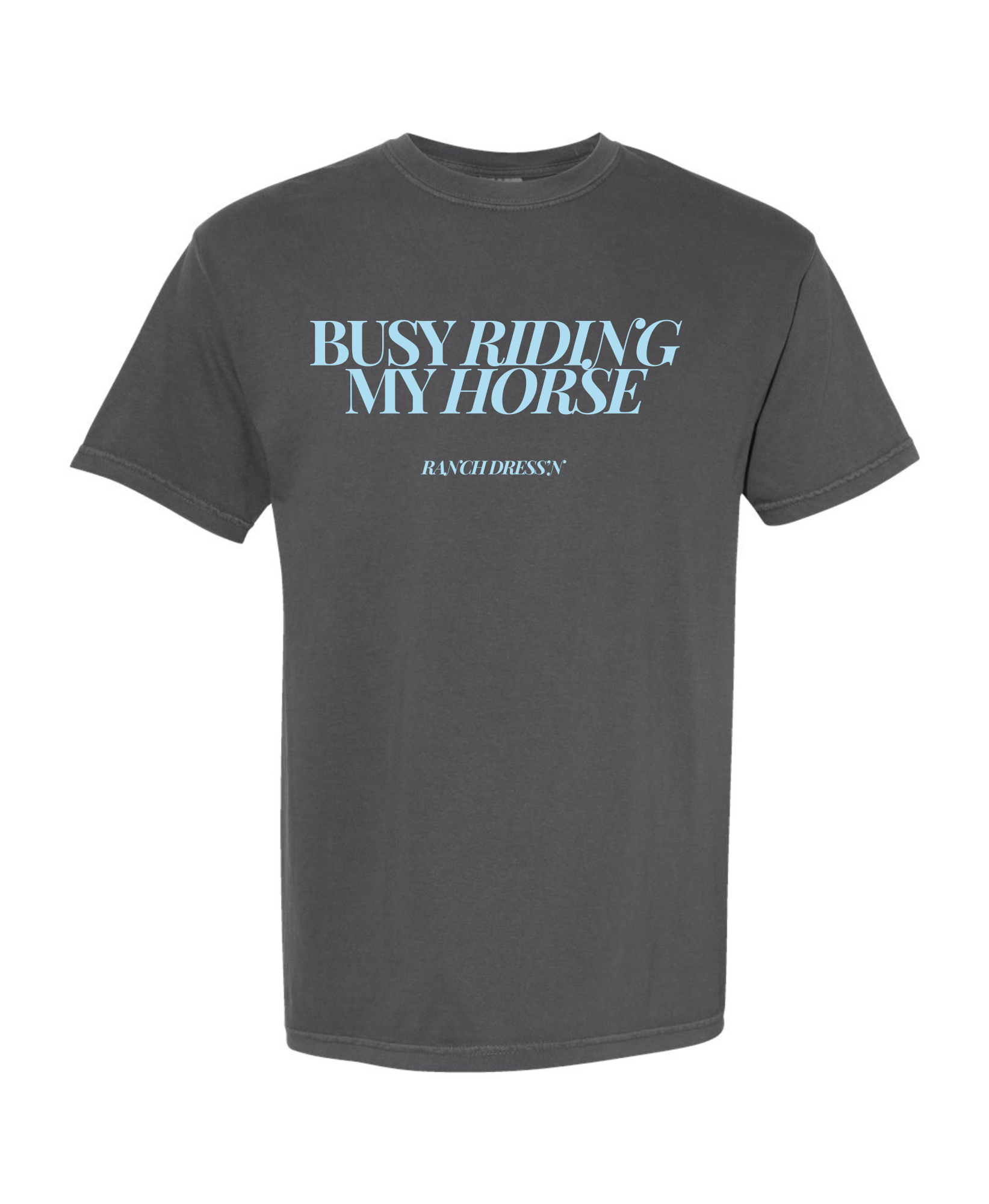 Busy Riding My Horse Tee — view 2