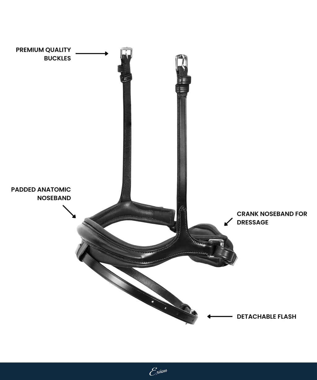 Replacement Noseband of ExionPro 'Ursa' Anatomic Dressage Bridle by Bridles & Reins - alternate view 4